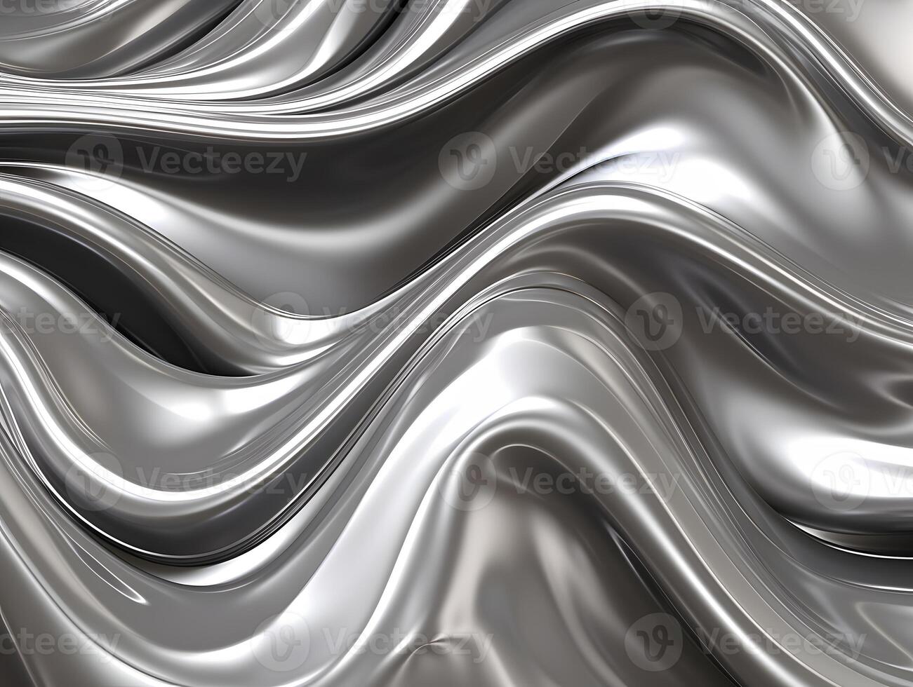 ai generado lustroso plata líquido textura antecedentes. Derretido metal antecedentes. generativo ai foto