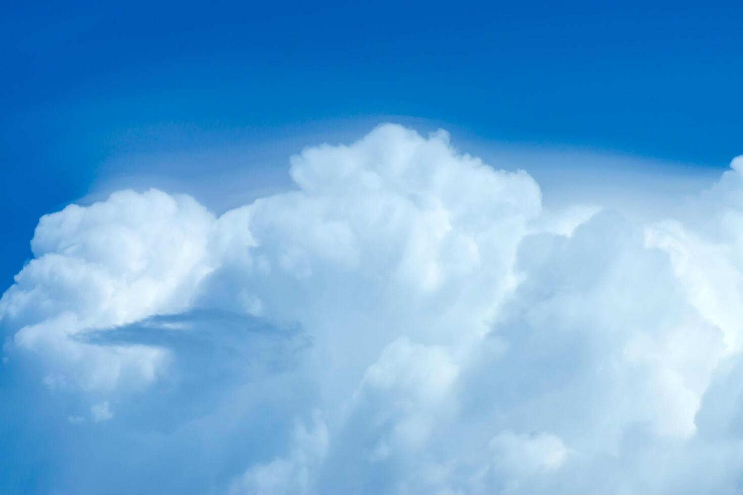 White cloud on the sky photo