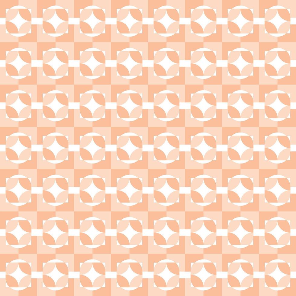 Peach fuzz abstract geometric pattern vector