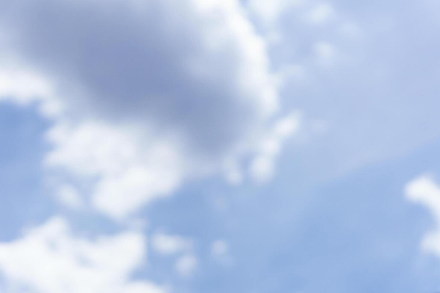 blurred peaceful natural blue sky clouds landscape background photo