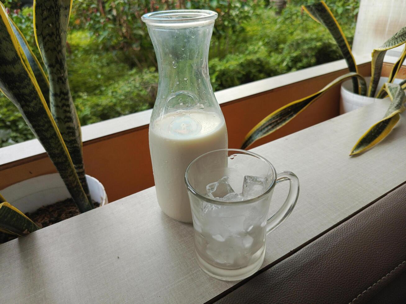 Photo of iced bean milk