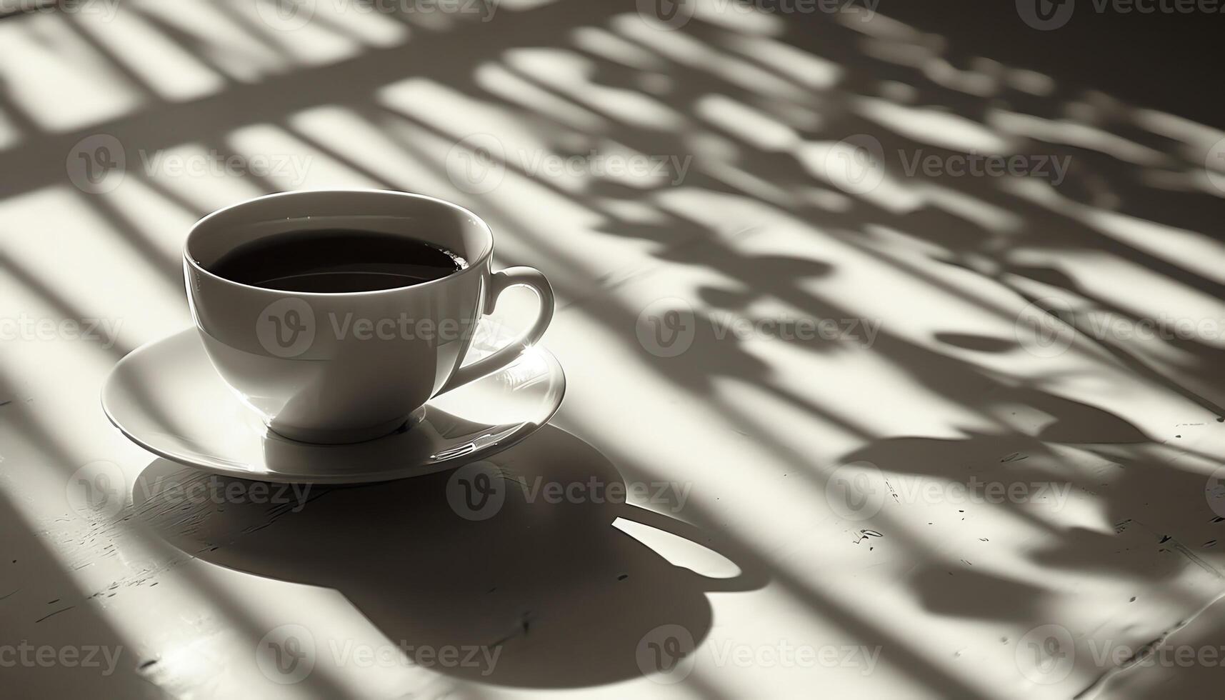 AI generated Coffee background image photo