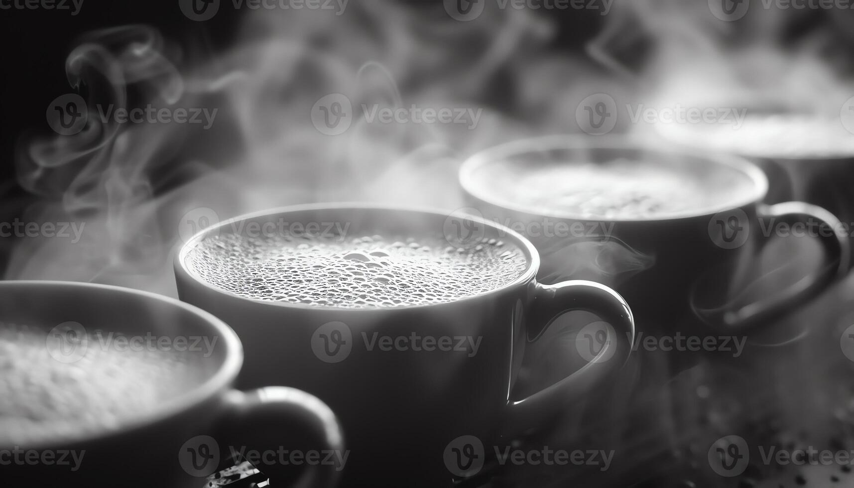 AI generated Coffee background image photo