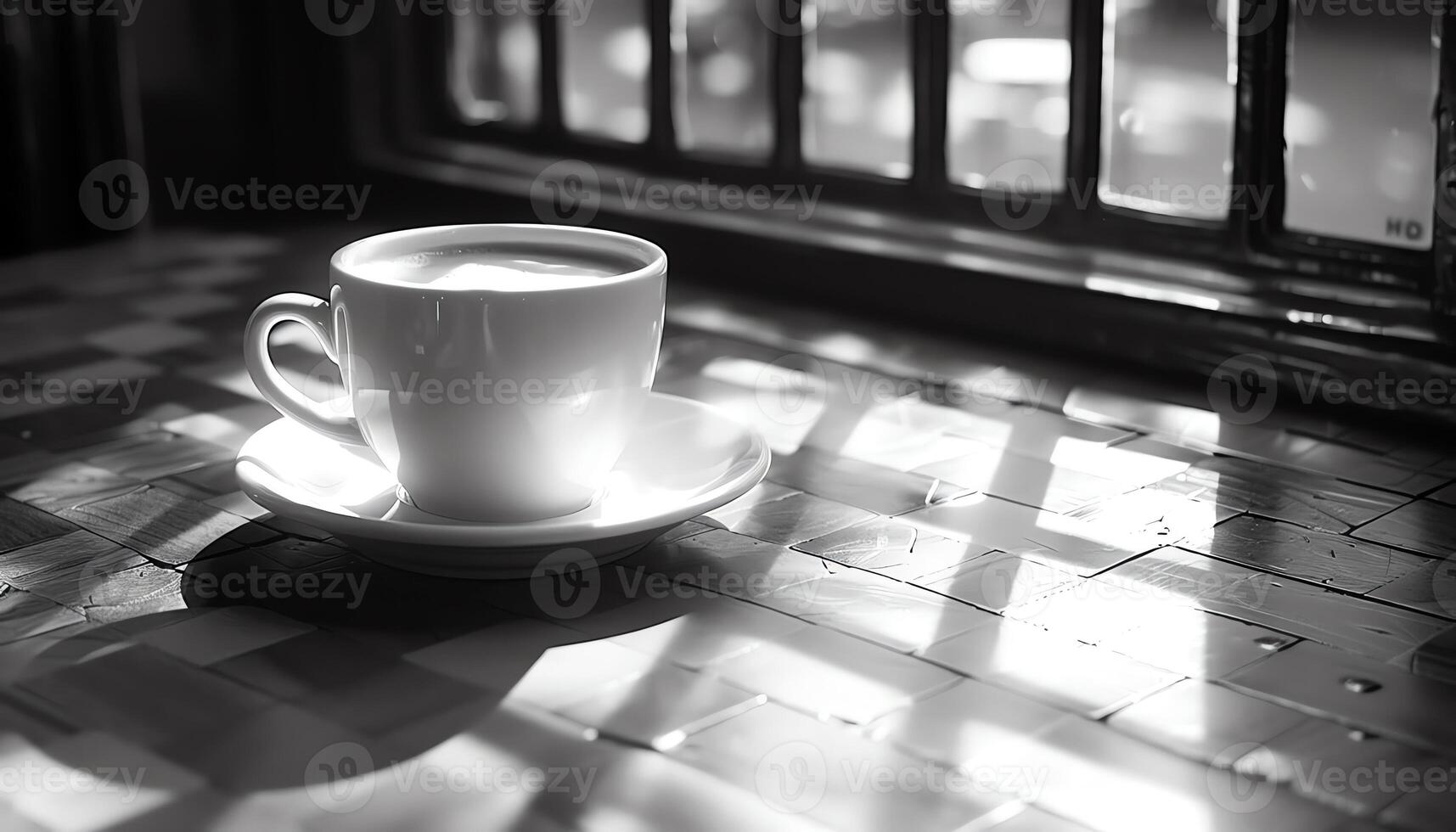 AI generated Coffee background image photo