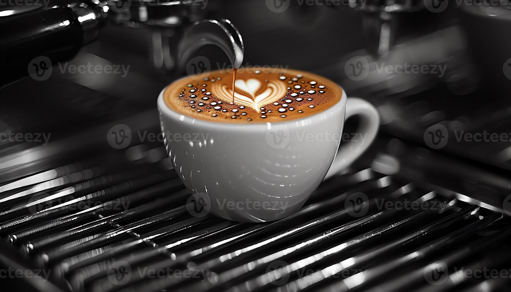 AI generated Coffee background image photo