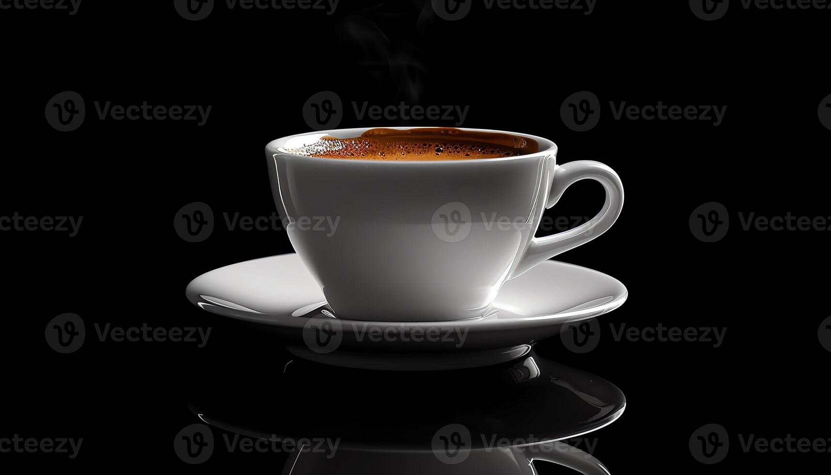 AI generated Coffee background image photo