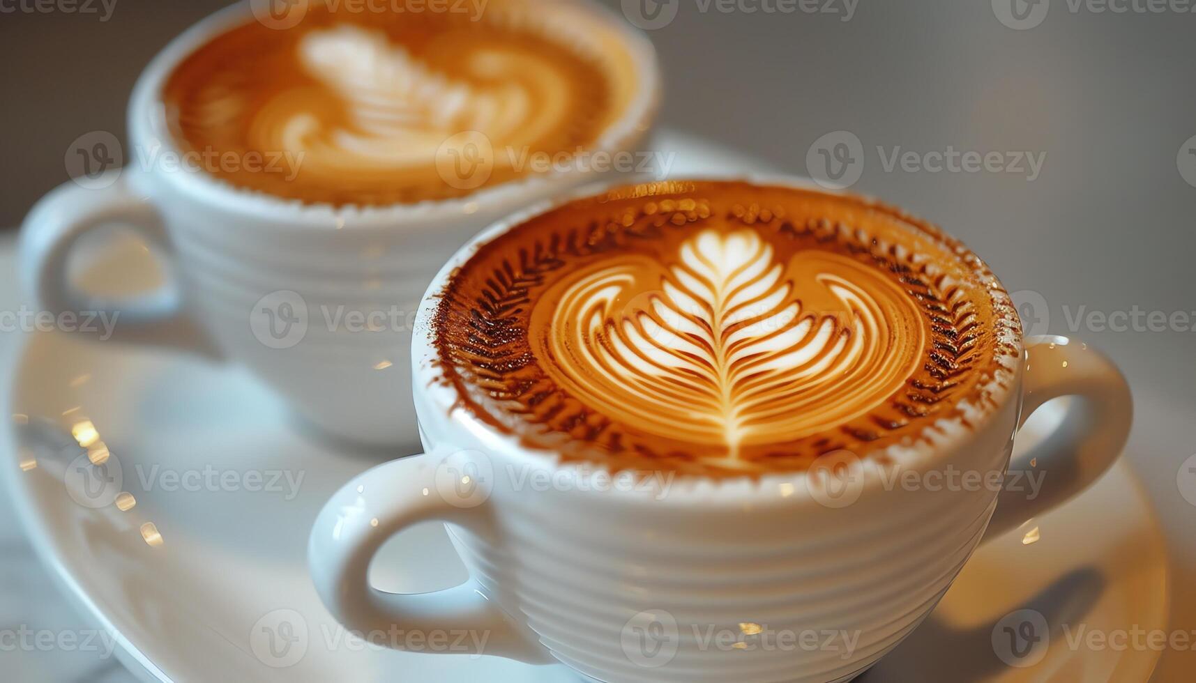 AI generated Coffee background image photo