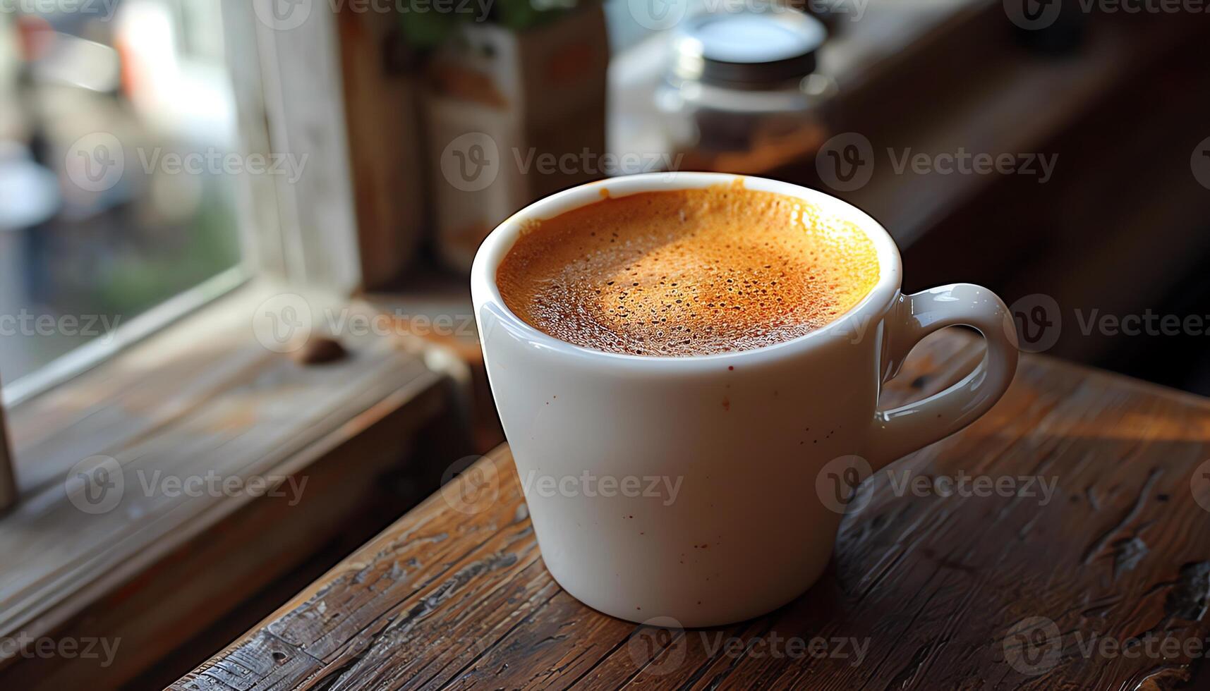 AI generated Coffee background image photo