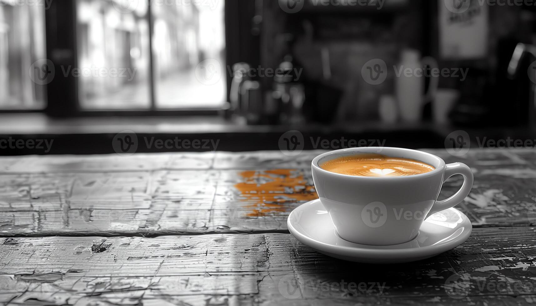 AI generated Coffee background image photo