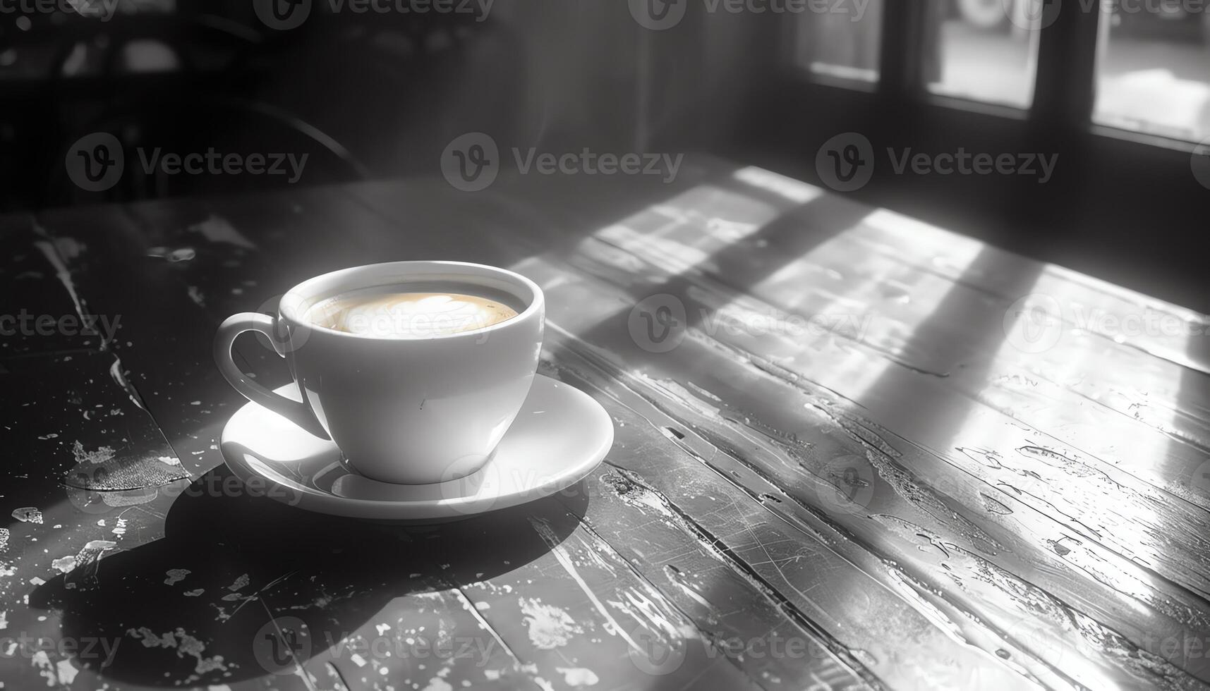 AI generated Coffee background image photo