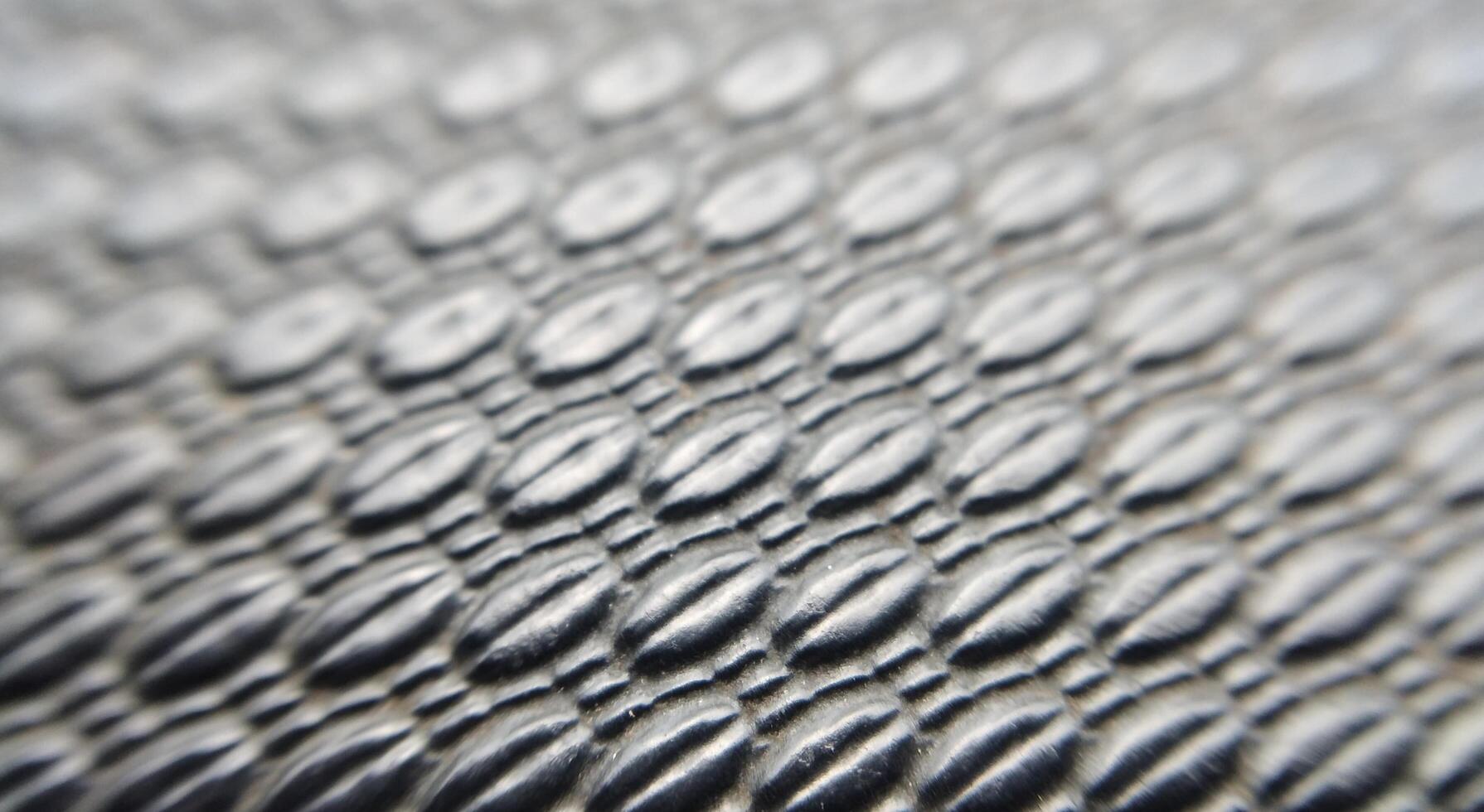 a silver snake skin as a background. Macro. photo