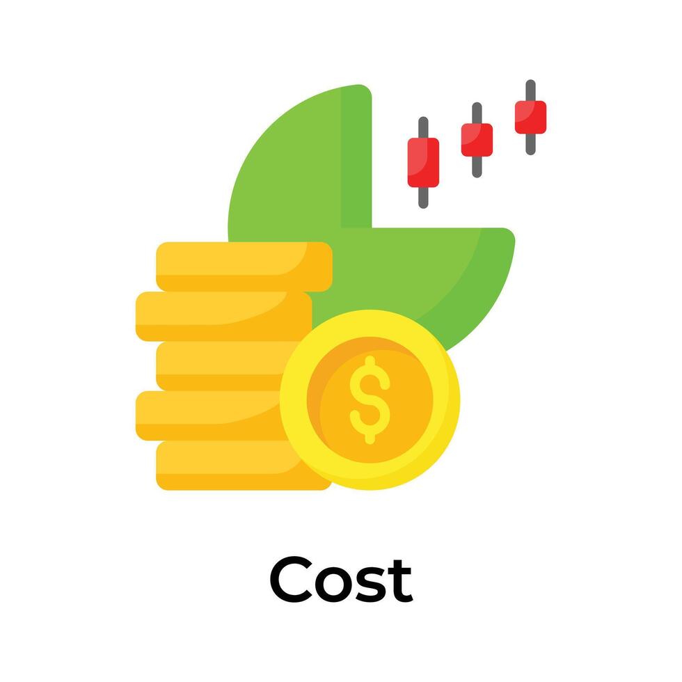 Trading cost vector design, ready to use and download icon