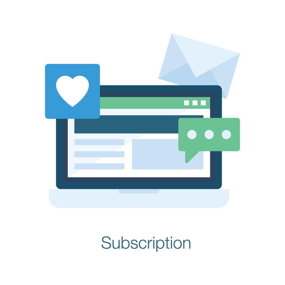 Check this premium concept icon of subscription, editable vector