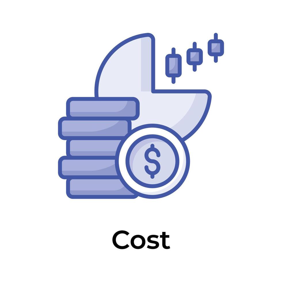 comercio costo vector diseño, Listo a utilizar y descargar icono