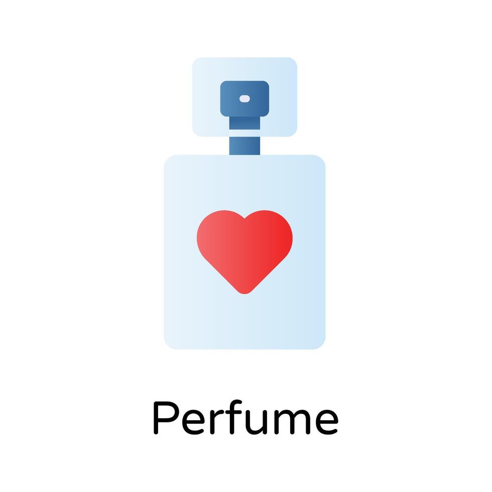 Download trendy icon of perfume, fragrance bottle vector