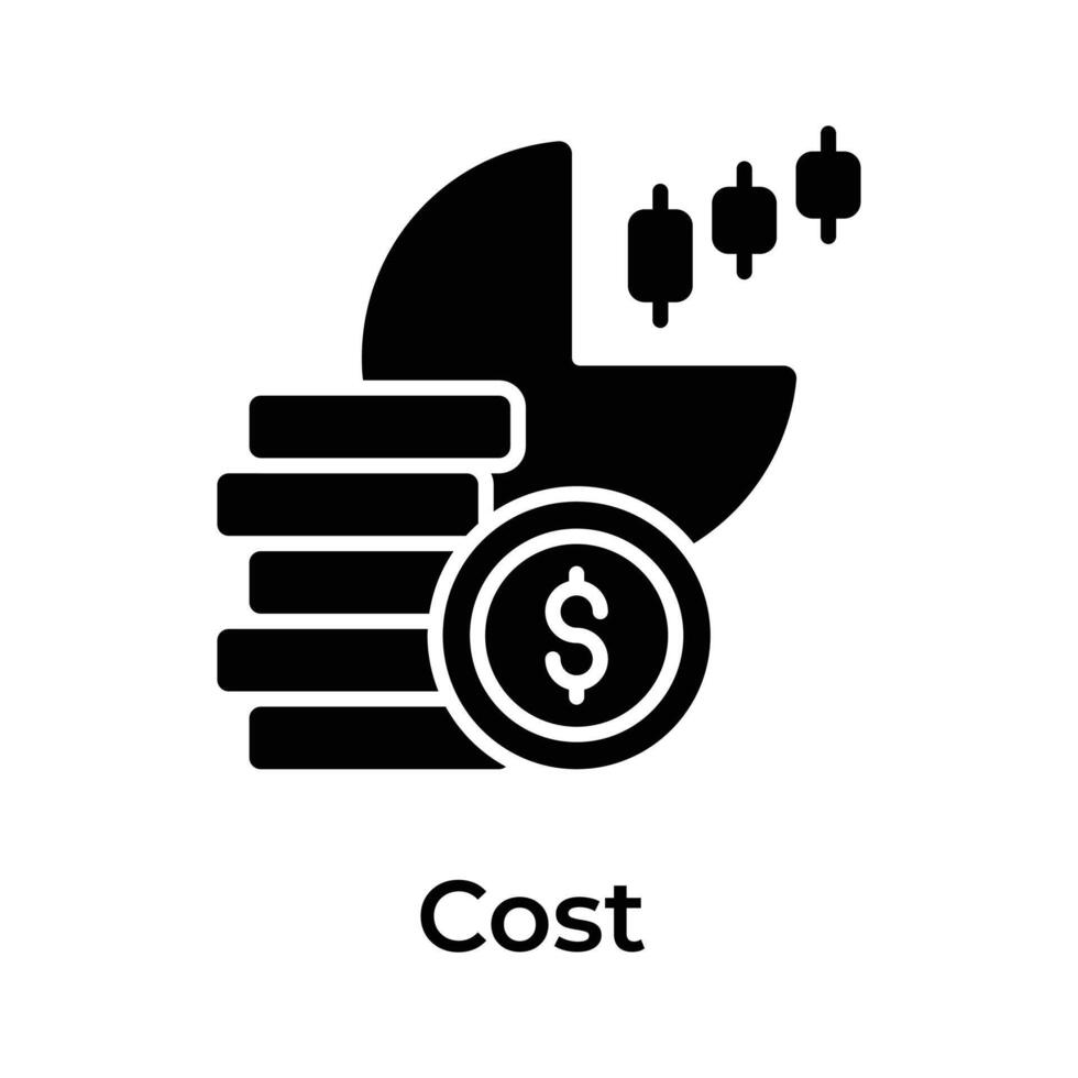 Trading cost vector design, ready to use and download icon