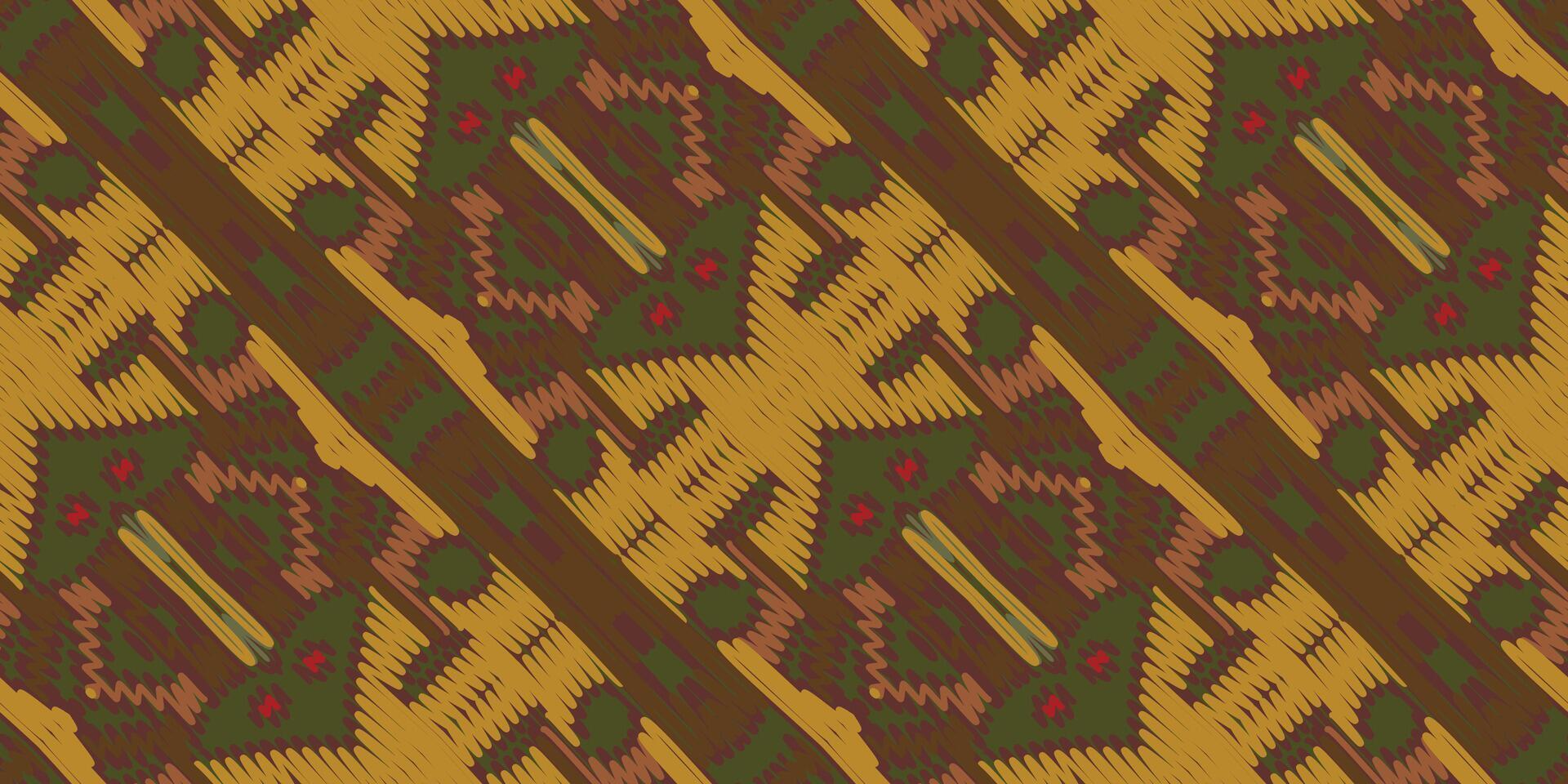 ikat floral cachemir bordado en blanco fondo.ikat étnico oriental modelo tradicional.azteca estilo resumen vector ilustración.diseño para textura,tela,ropa,envoltura,decoración,bufanda,alfombra