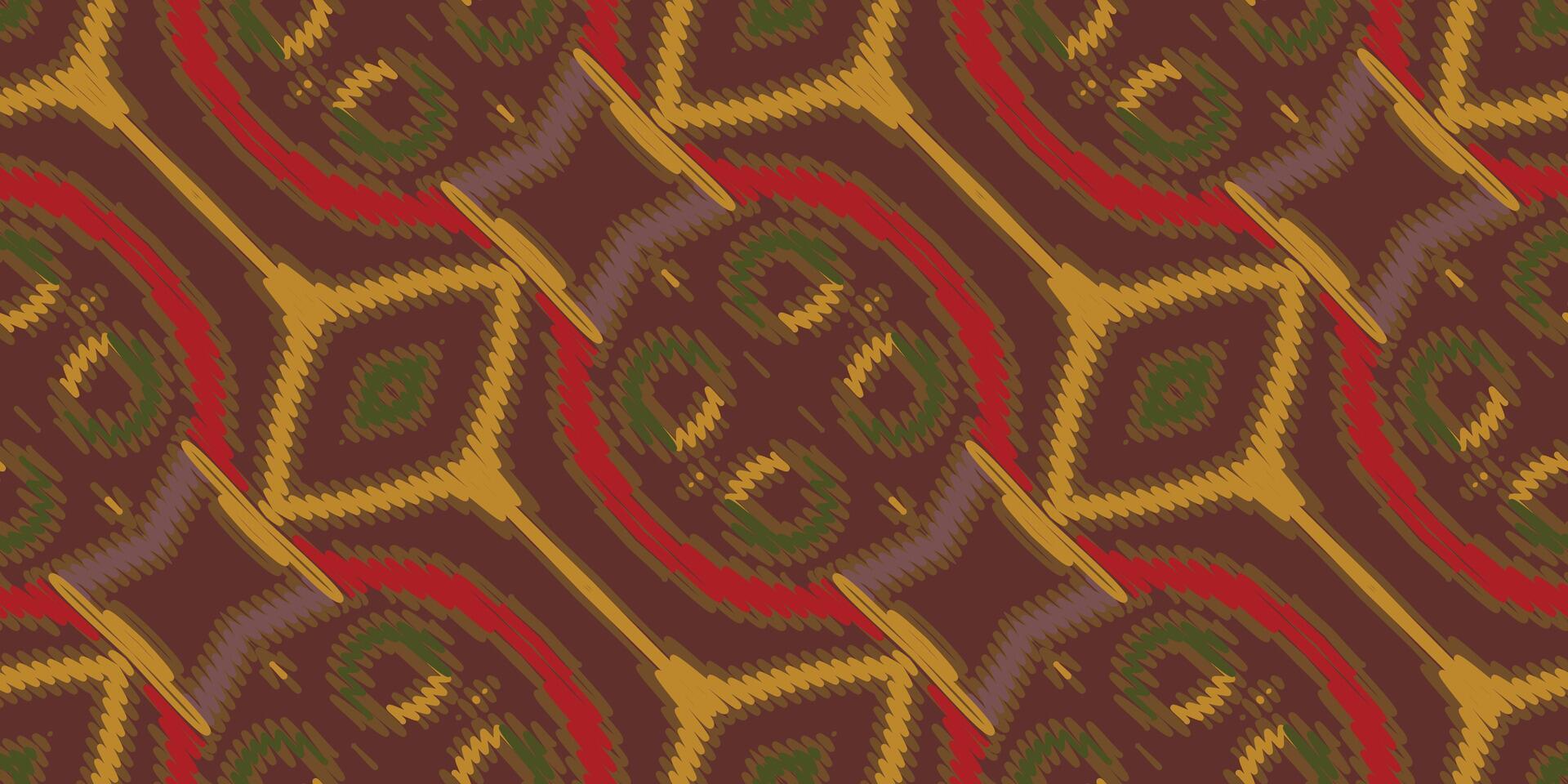 ikat floral cachemir bordado en blanco fondo.ikat étnico oriental modelo tradicional.azteca estilo resumen vector ilustración.diseño para textura,tela,ropa,envoltura,decoración,bufanda,alfombra