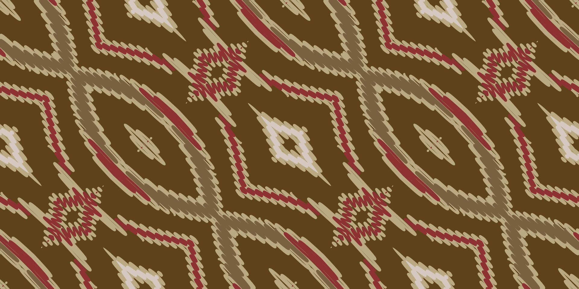 ikat floral cachemir bordado en blanco fondo.ikat étnico oriental modelo tradicional.azteca estilo resumen vector ilustración.diseño para textura,tela,ropa,envoltura,decoración,bufanda,alfombra