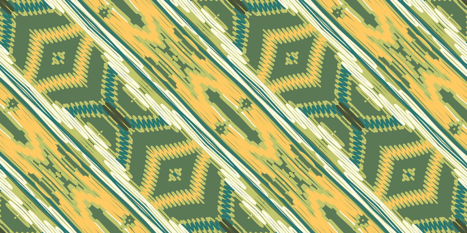 ikat floral cachemir bordado en blanco fondo.ikat étnico oriental modelo tradicional.azteca estilo resumen vector ilustración.diseño para textura,tela,ropa,envoltura,decoración,bufanda,alfombra