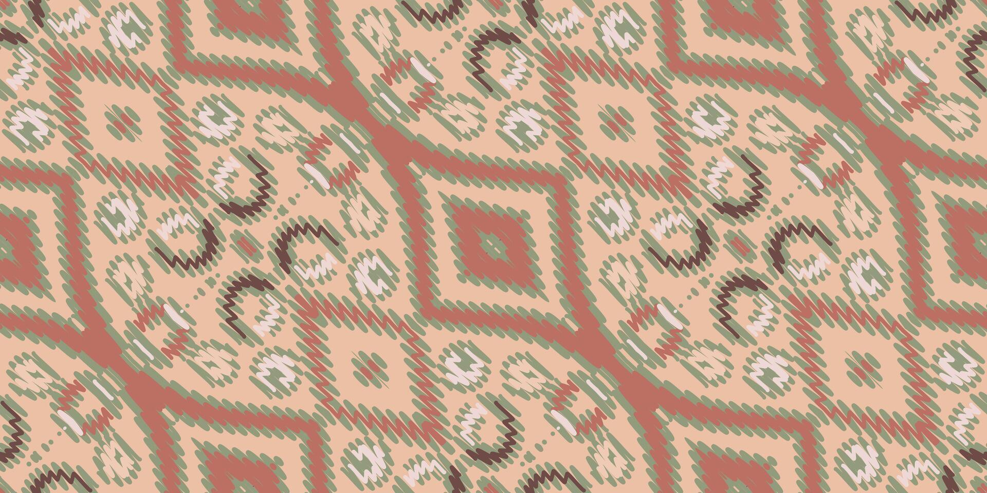 Corbata colorante modelo sin costura pañuelo impresión seda motivo bordado, ikat bordado vector diseño para impresión cordón modelo turco cerámico antiguo Egipto Arte jacquard modelo
