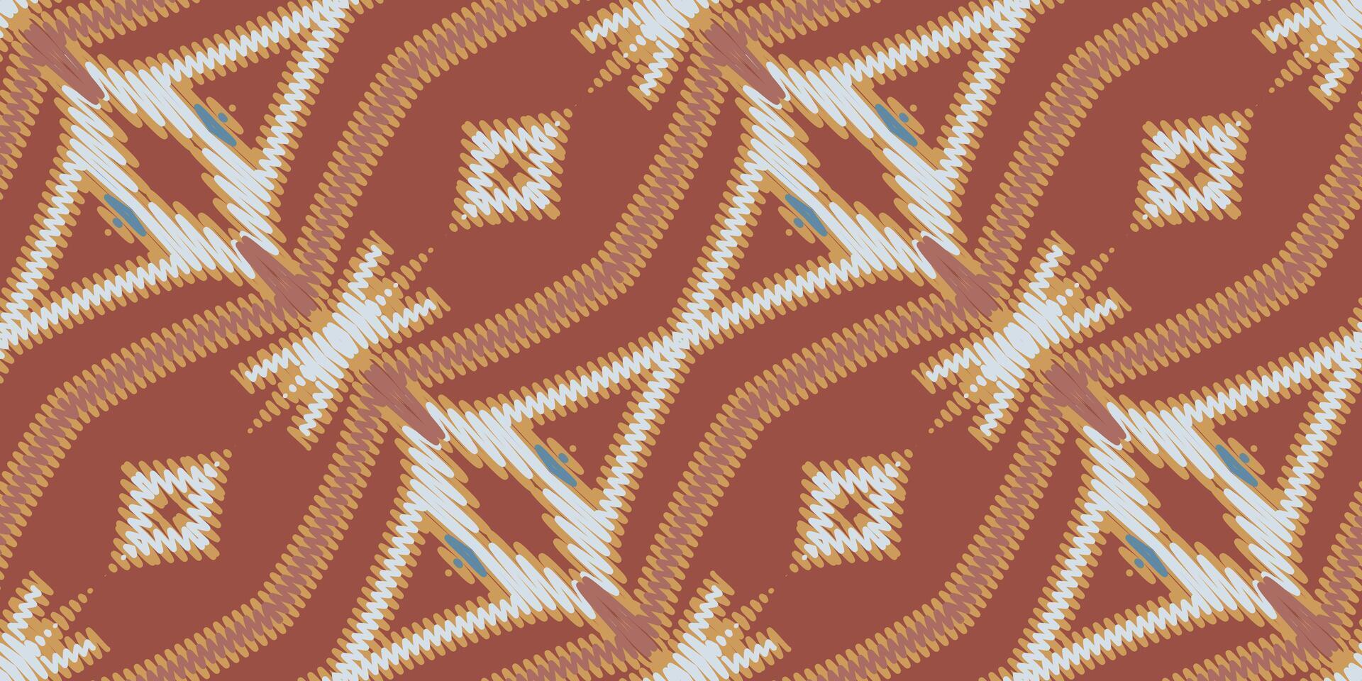 africano ikat cachemir bordado. geométrico étnico oriental sin costura modelo tradicional antecedentes. azteca estilo resumen vector ilustración. diseño para textura, tela, ropa, envase, alfombra.