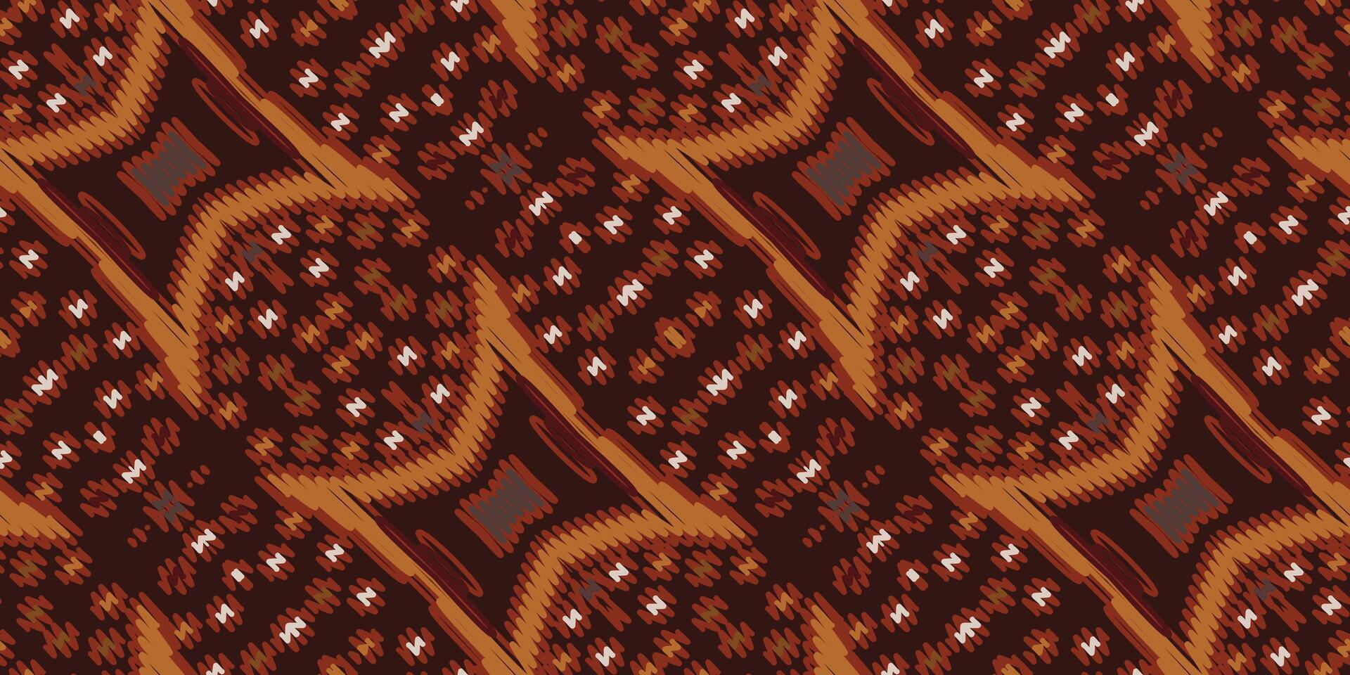 africano ikat cachemir bordado. geométrico étnico oriental sin costura modelo tradicional antecedentes. azteca estilo resumen vector ilustración. diseño para textura, tela, ropa, envase, alfombra.