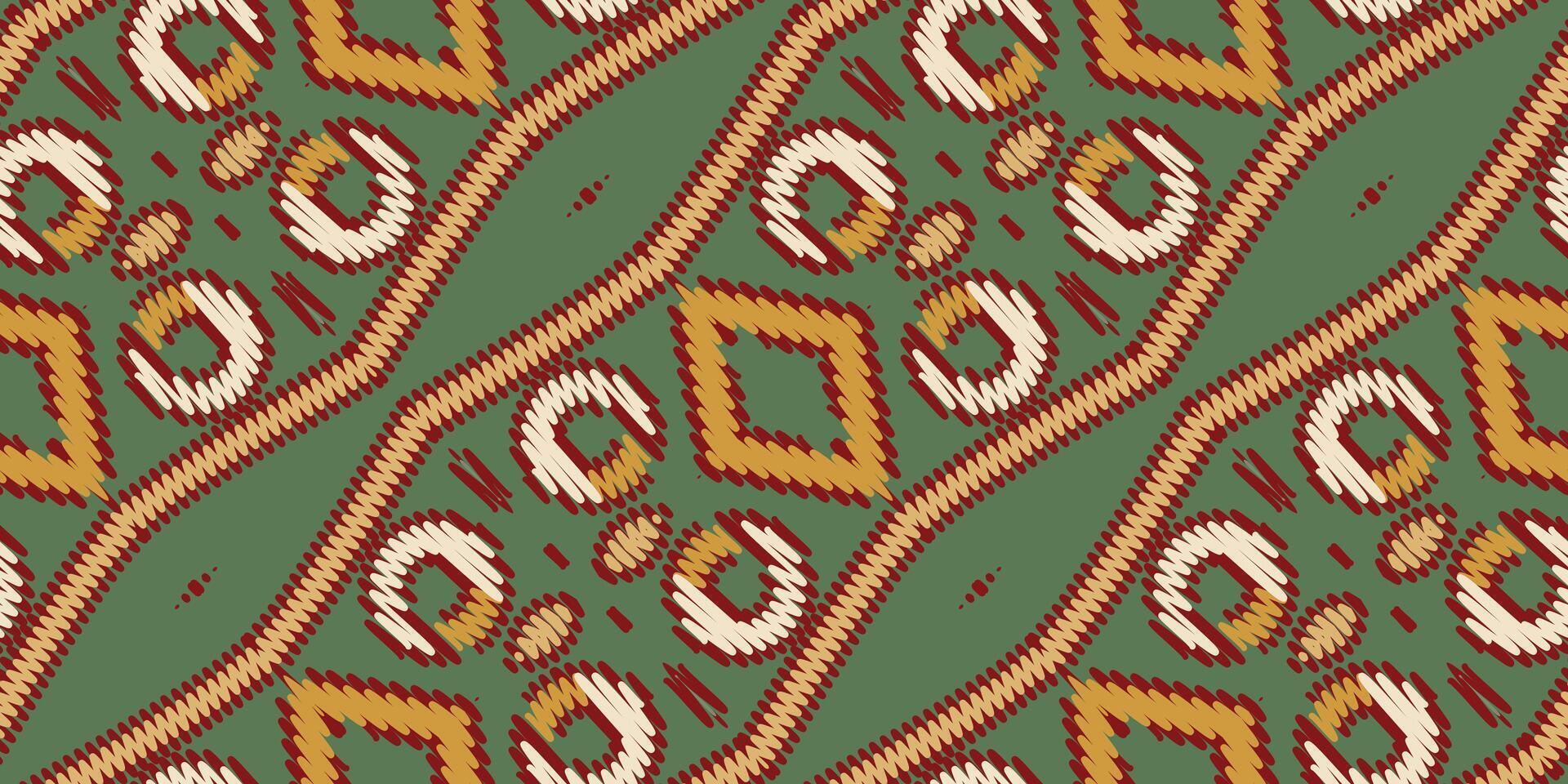 africano ikat cachemir bordado. geométrico étnico oriental sin costura modelo tradicional antecedentes. azteca estilo resumen vector ilustración. diseño para textura, tela, ropa, envase, alfombra.