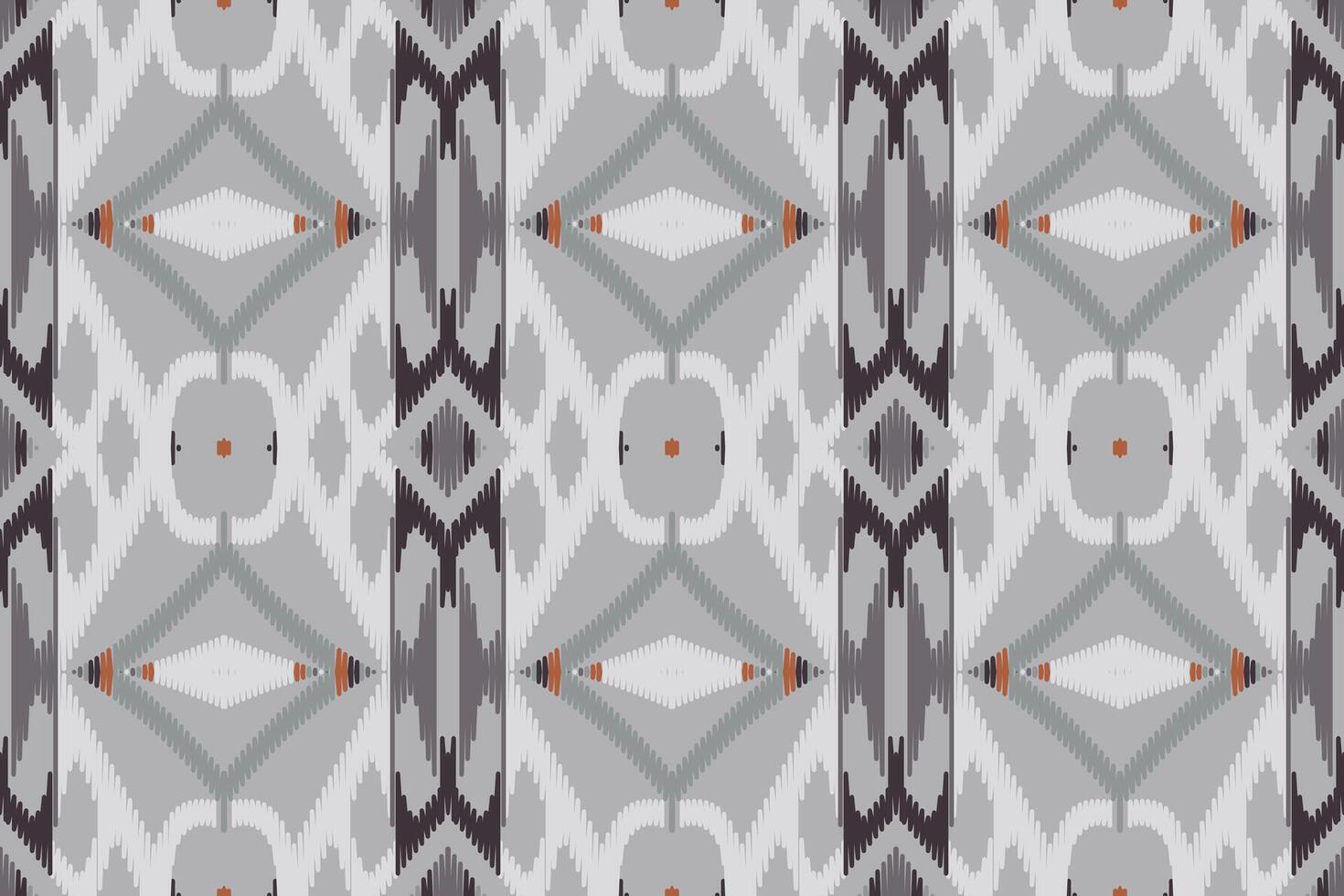 ikat floral cachemir bordado en blanco fondo.ikat étnico oriental modelo tradicional.azteca estilo resumen vector ilustración.diseño para textura,tela,ropa,envoltura,decoración,bufanda,alfombra