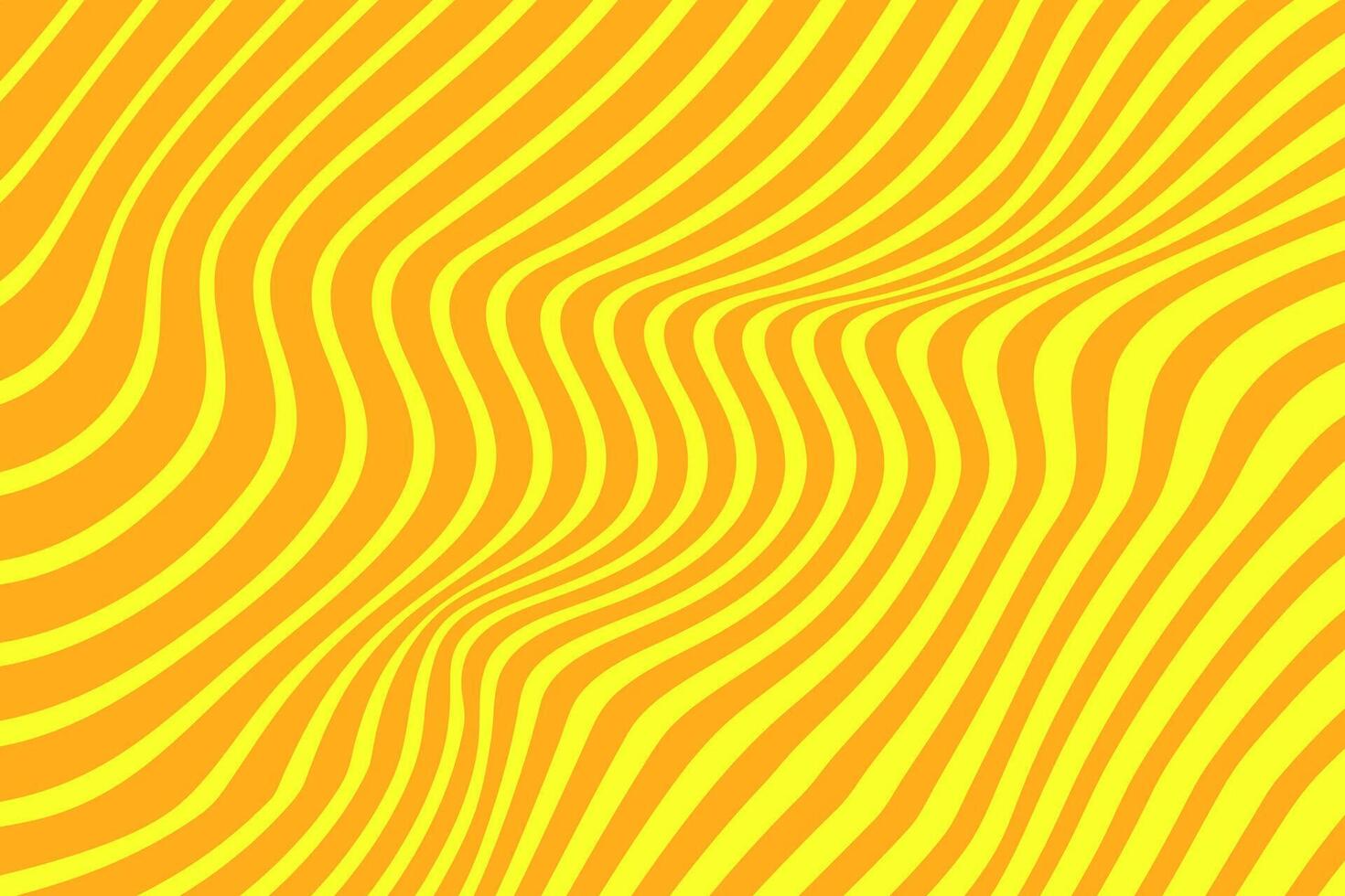 Abstract wave background with yellow color vector