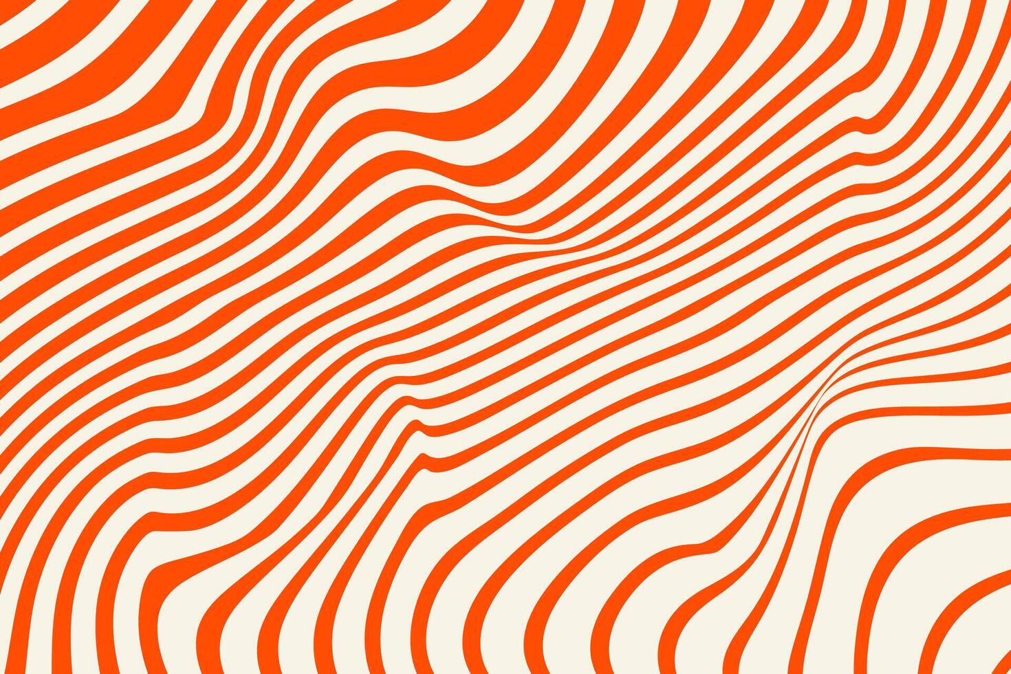 Abstract wave background with orange white color vector