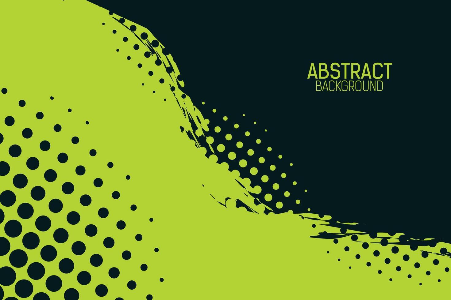 Abstract grunge background with green yellow color vector