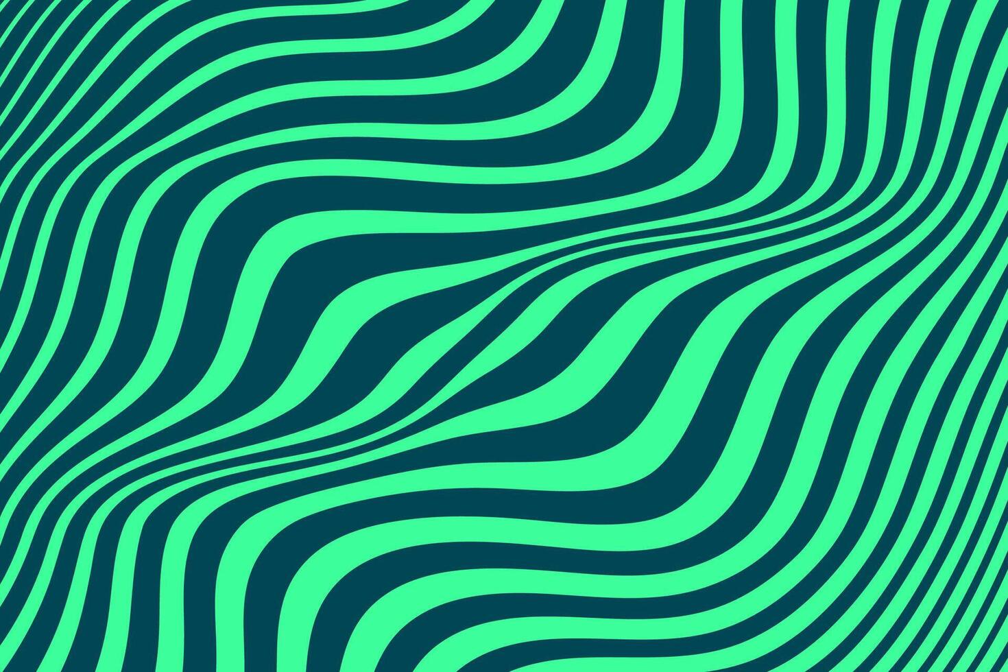 Abstract wave background with green nature color vector