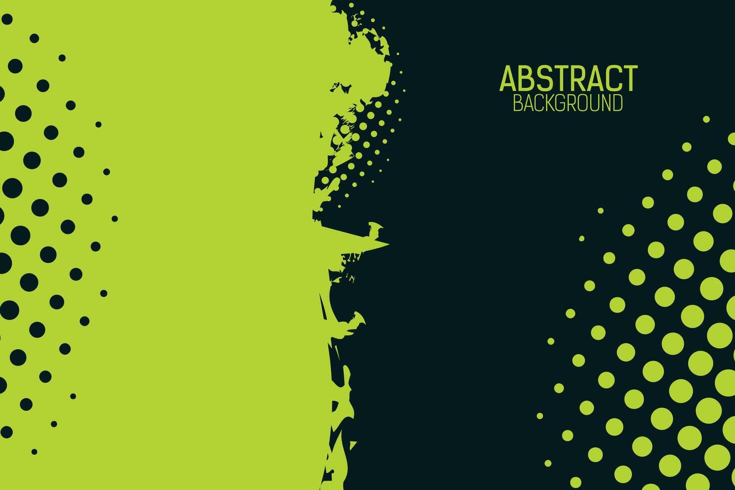 Abstract grunge background with green yellow color vector