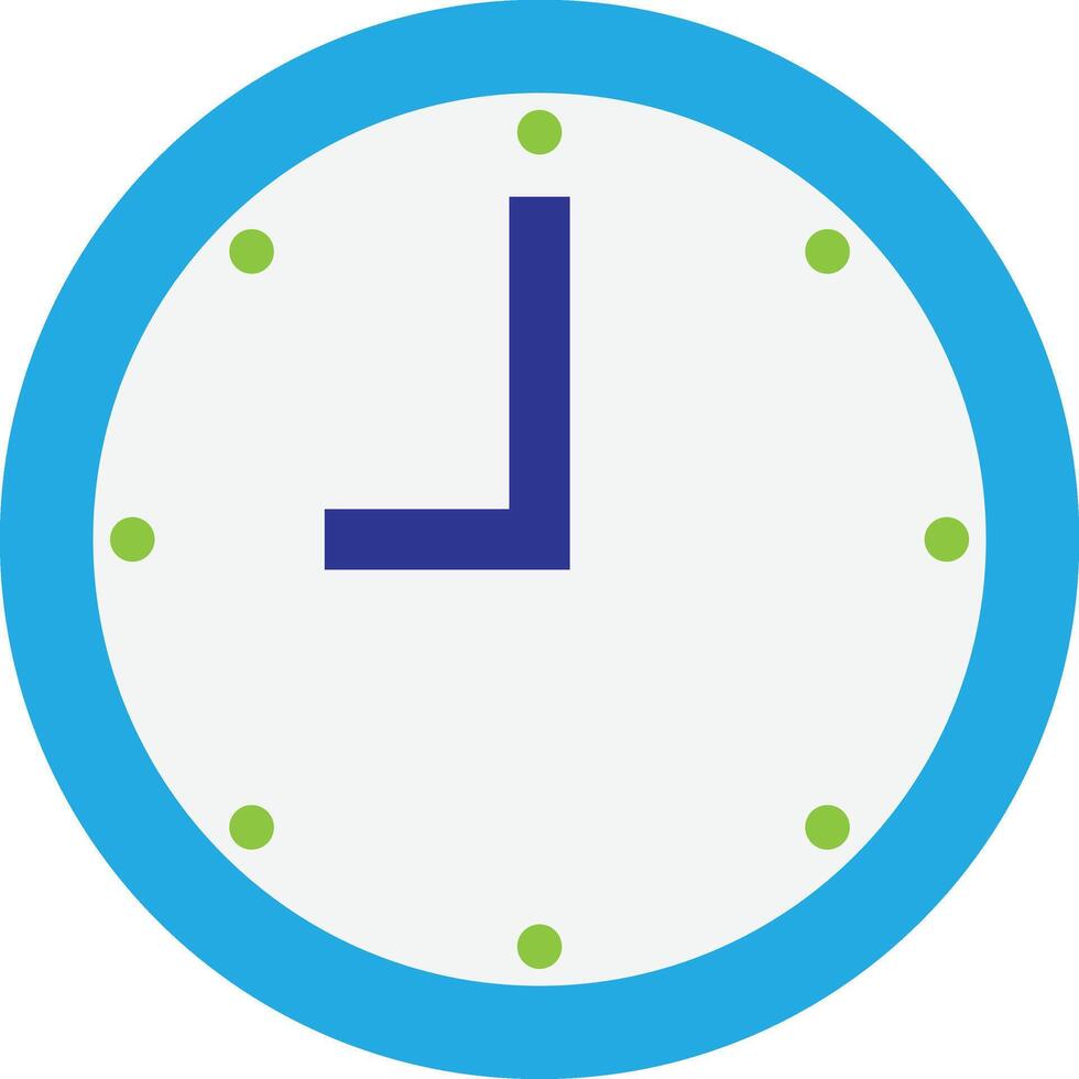 reloj hora administración vector