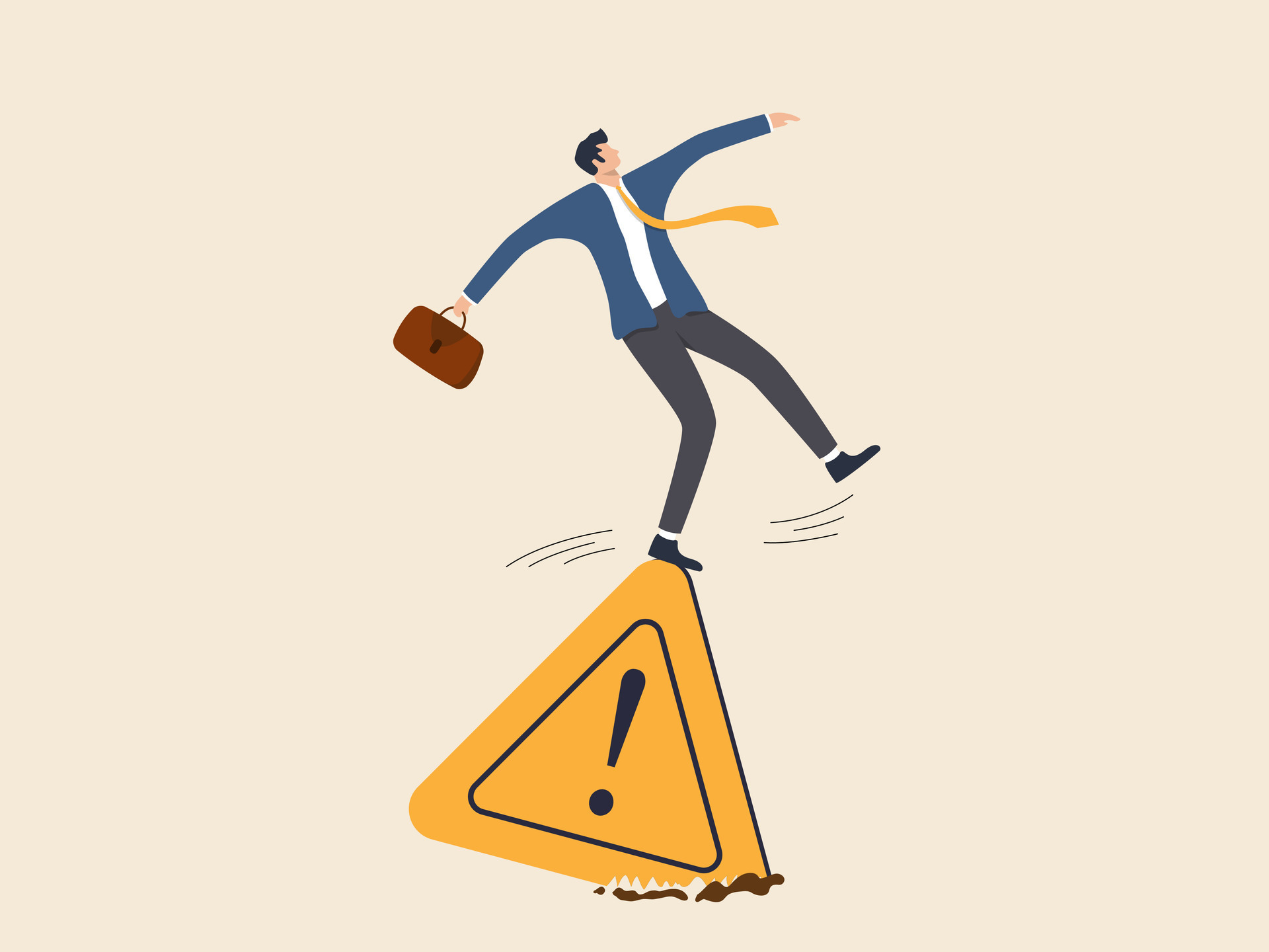 Entrepreneurs fall at warning signs, as a result of ignoring warnings