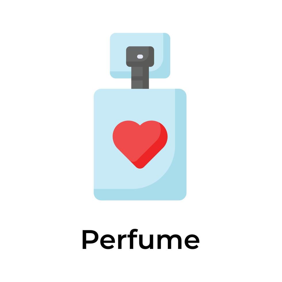 Download trendy icon of perfume, fragrance bottle vector
