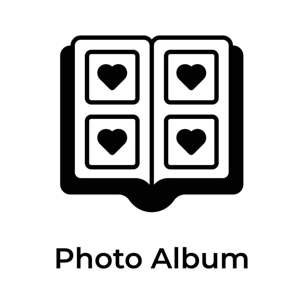 Have a look at this carefully designed photo album vector design