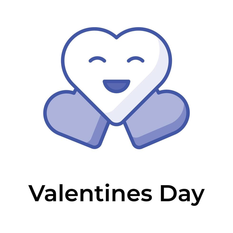 prima icono de san valentin día, editable vector diseño