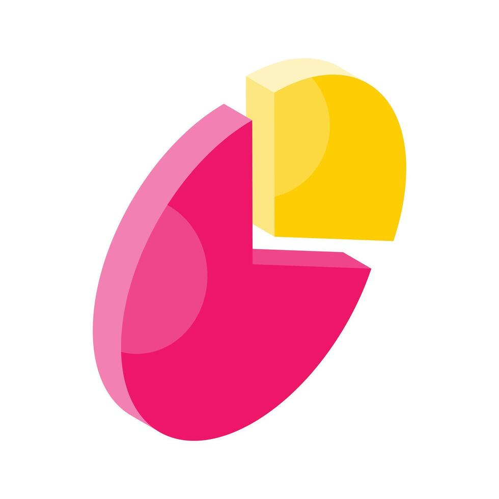 Grab this carefully crafted icon of pie chart, business analysis vector