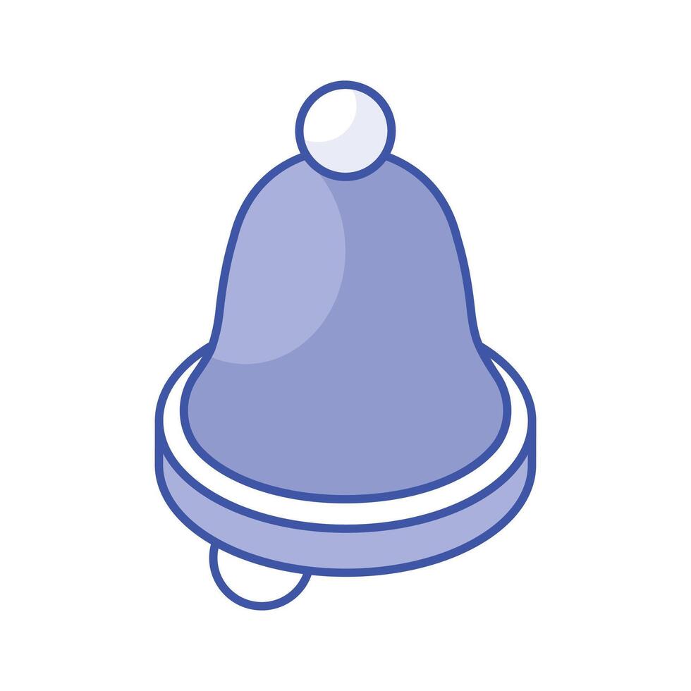 Visually perfect notification bell isometric vector design, ringing bell icon