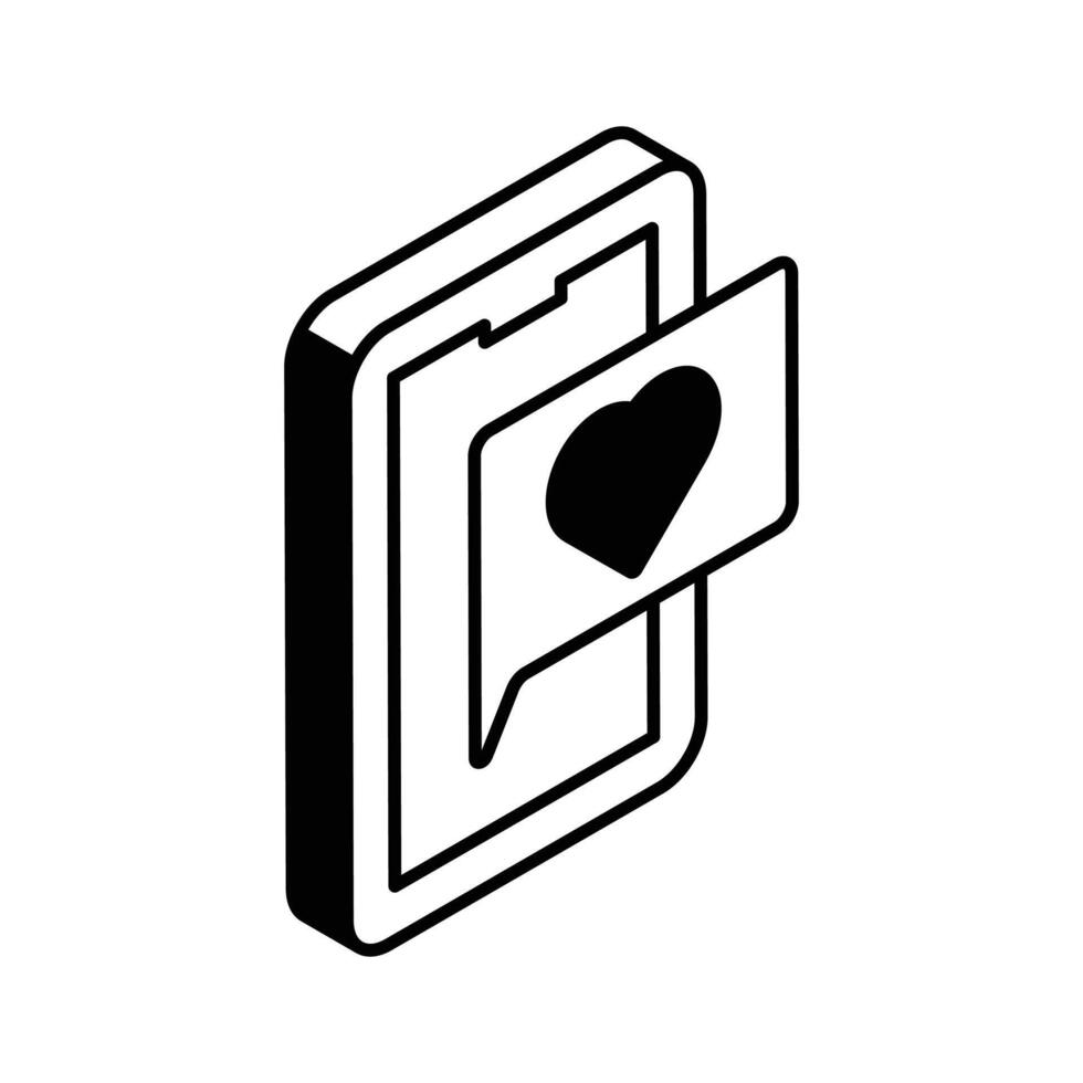 Positive feedback isometric vector design in trendy style