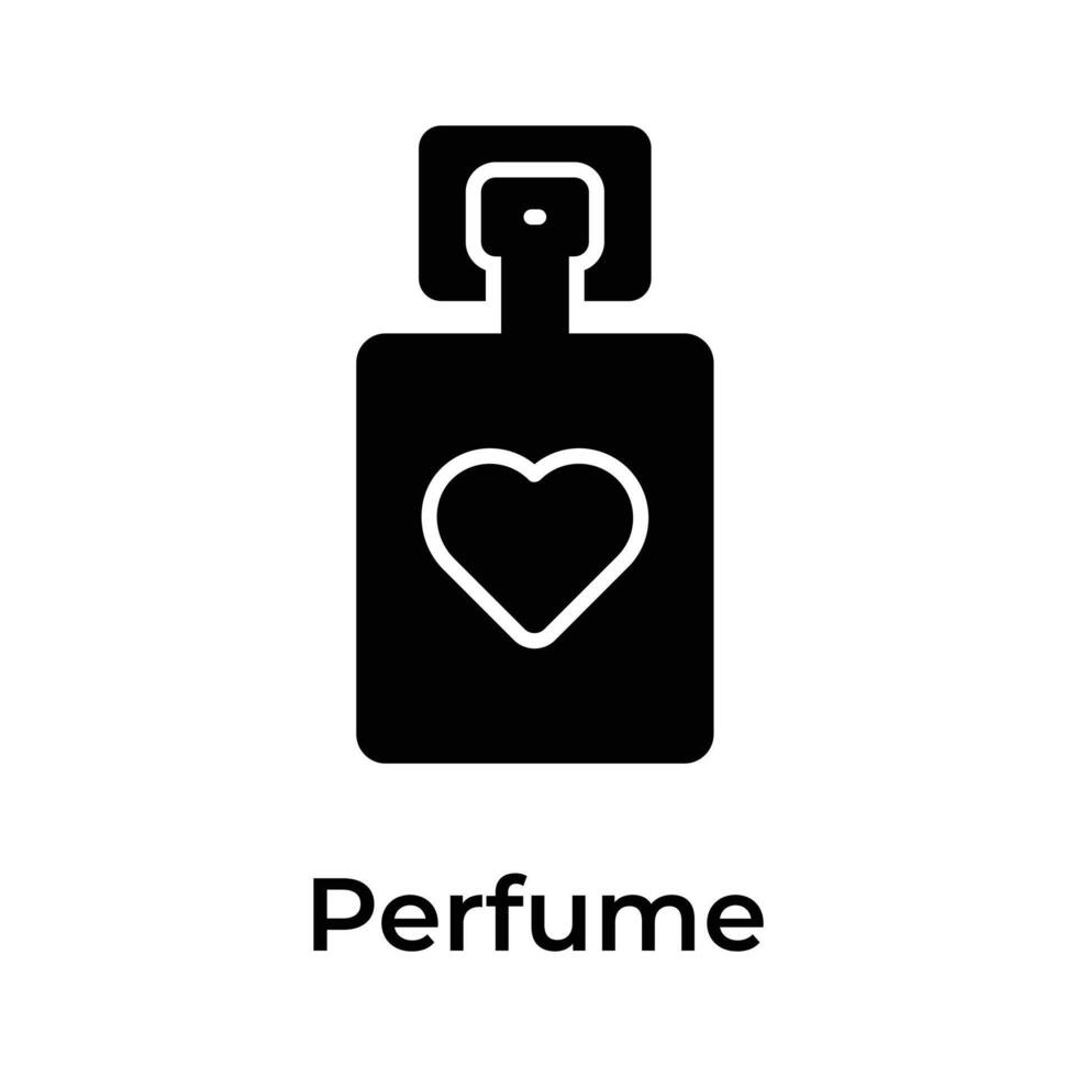 Download trendy icon of perfume, fragrance bottle vector