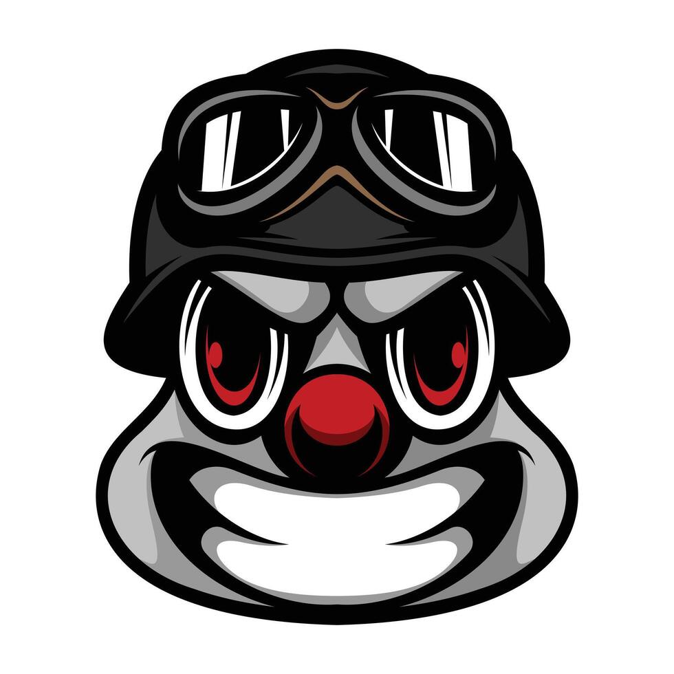 Clown Helmet Design vector