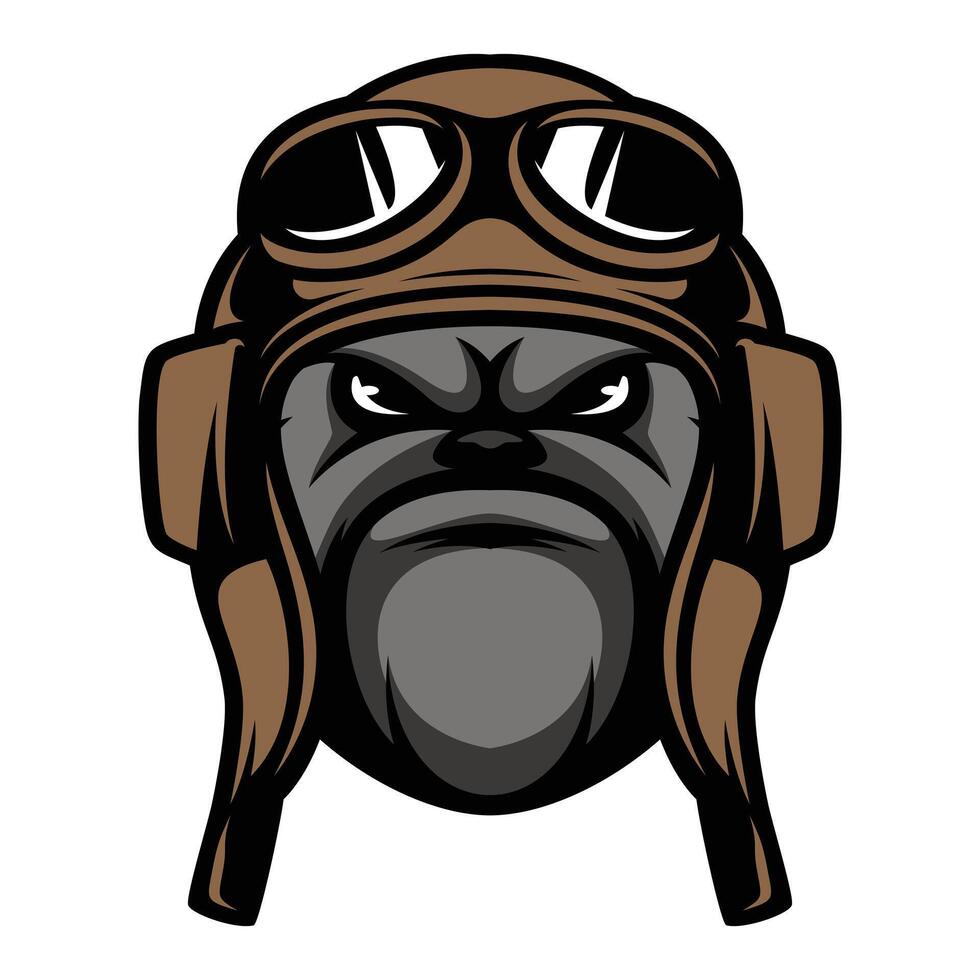 Bulldog Pilot Design vector