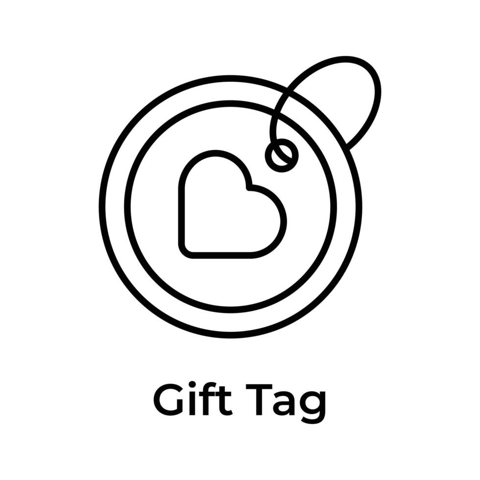 precio etiqueta teniendo corazón símbolo representando icono de regalo etiqueta vector
