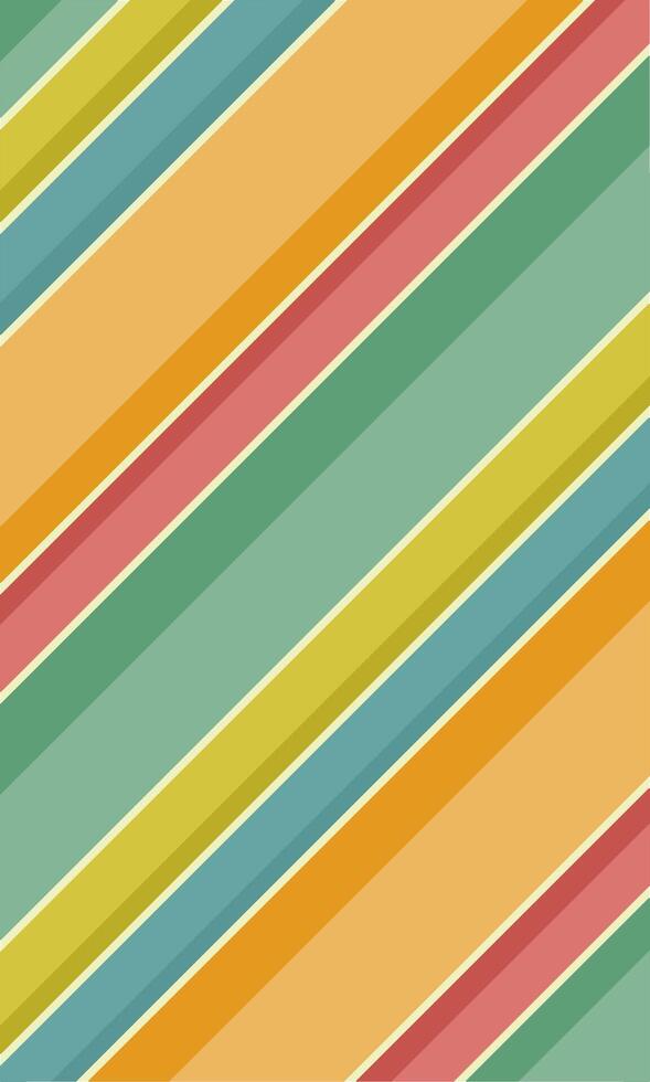 Vector vintage colorful lines abstract background