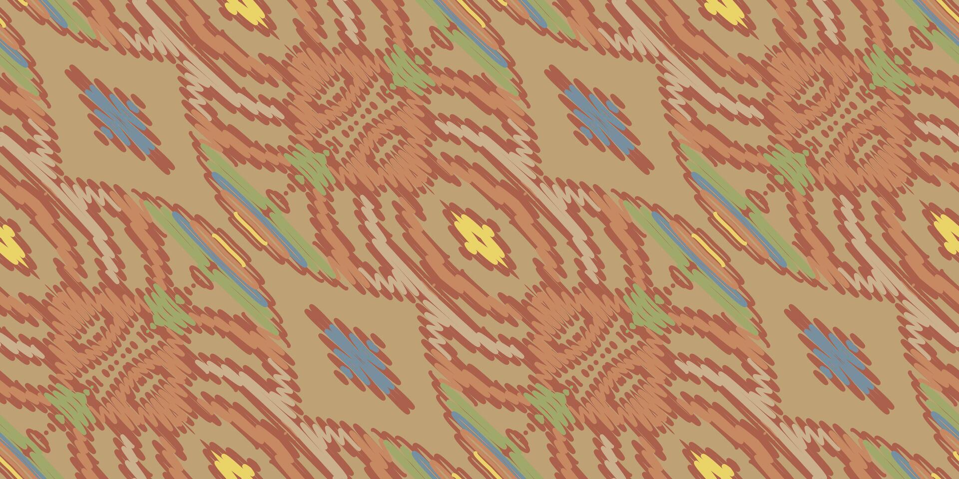 Corbata colorante modelo sin costura escandinavo modelo motivo bordado, ikat bordado vector diseño para impresión Corbata tintura funda de almohada sambal puri curti Mughal arquitectura