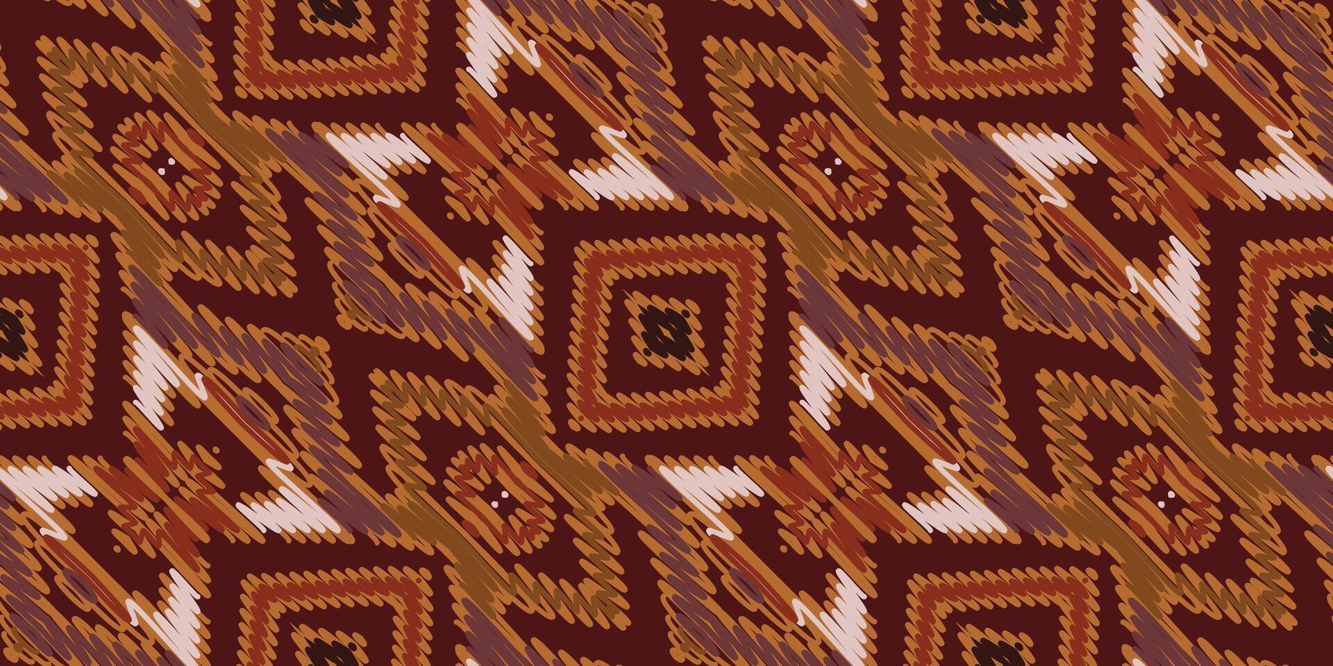 Corbata colorante modelo sin costura pañuelo impresión seda motivo bordado, ikat bordado vector diseño para impresión egipcio jeroglíficos tibetano geo modelo