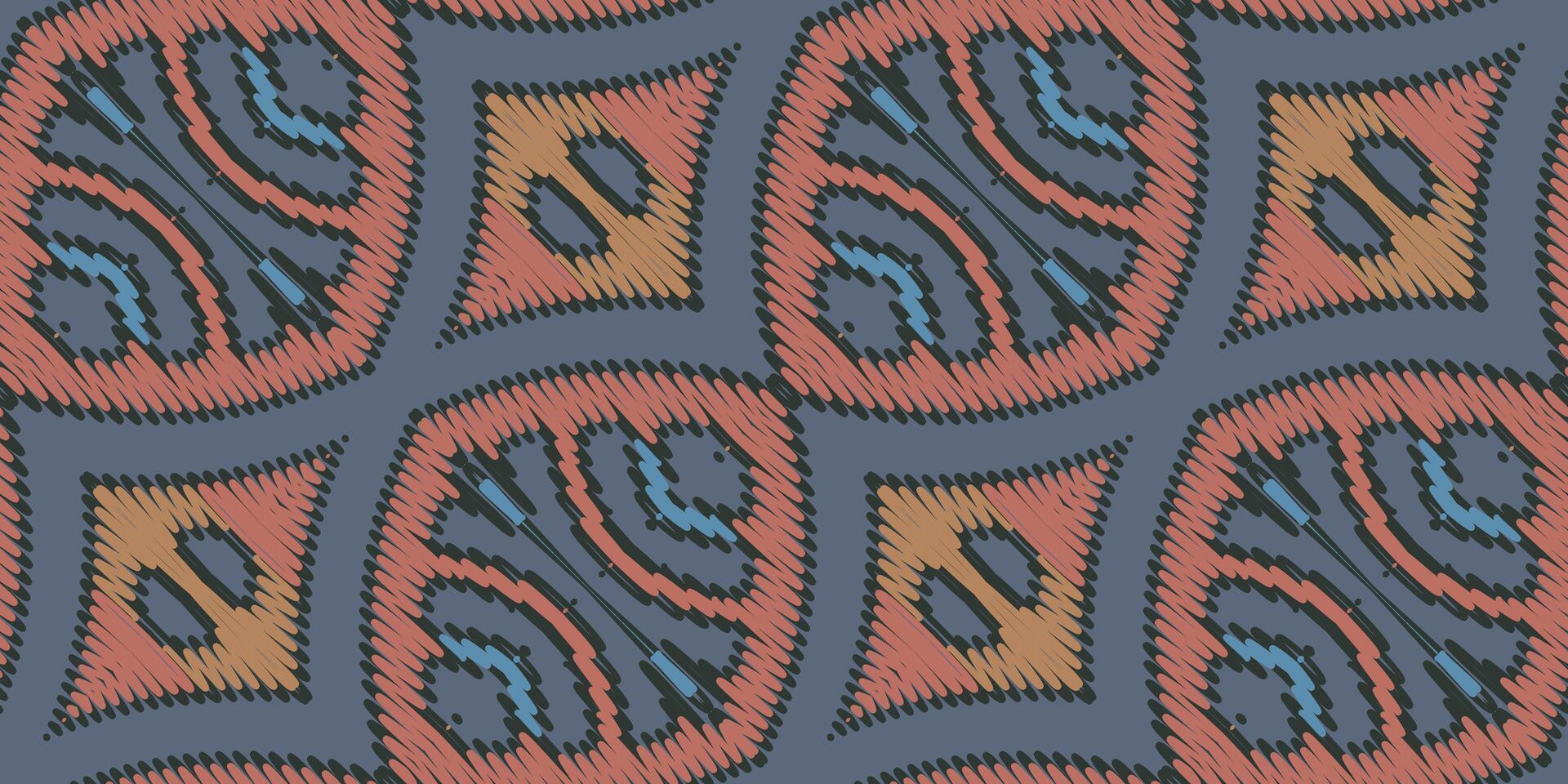 barroco modelo sin costura australiano aborigen modelo motivo bordado, ikat bordado vector diseño para impresión vyshyvanka mantel individual edredón pareo de malasia pareo de malasia playa kurtis indio motivos